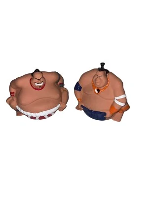 Remote Control Sumo King SET Red & Blue Wrestlers Just Figures For Parts - Image 1 of 4