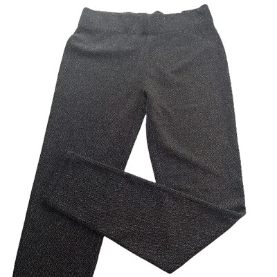 Mixit Mujer Leggings Largos Talla Pequeña Negro Chevron Elastizado Tejido Pantalones Foto 1 de 4