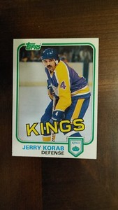 1981-82 Topps Jerry Korab