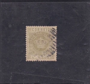 PORTUGUESE INDIA  CROWN  4 1/2 r.  Perf. 13,5   AF # 116 - Picture 1 of 1