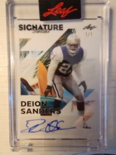 2023 Leaf Signature Series DEION SANDERS 1/1 encased auto-Cowboys