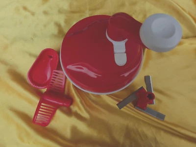 Tupperware Quick-Chef 3 rot  1,3L  Zerkleinerer Mixer ( 5578E-4) - Bild 1 von 4