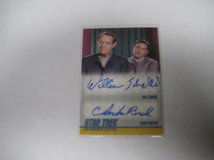 2009 Star Trek 2 Autograph William Schallert/Charlie Brill DA 16 - Picture 1 of 2
