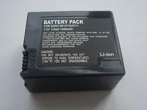 Batterie NP-FF70 NP-FF71 Für SONY DCR-PC109 DCR-PC109E DCR-PC350 DCR-PC350E - Bild 1 von 1