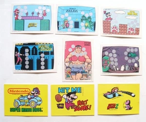 1989 Topps Nintendo Scratch Games (6) und Sticker (3) - Bild 1 von 7