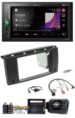 Pioneer 2DIN Lenkrad DAB USB Bluetooth Autoradio für Mercedes SLK 08-11 R171 - Bild 1 von 4