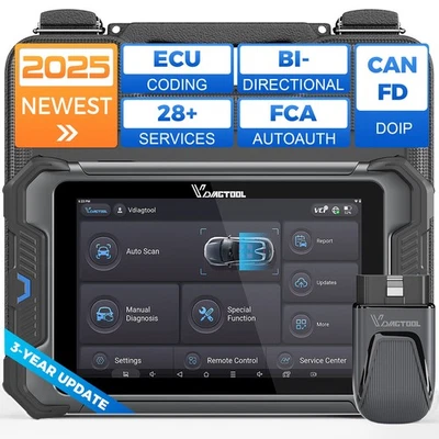 VDIAGTOOL VD80 BT LITE Car ECU Coding OBD2 Scanner Bidirectional Diagnostic Tool — 第 1/4 张图片