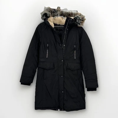 Chaqueta Parka de Plumón Estoica Aislada con Capucha Extraíble Forrada de Piel Sintética Talla S Foto 1 de 4