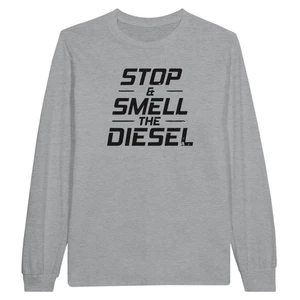 Stop and Smell the Diesel Long Sleeve T-shirt - Picture 1 of 70