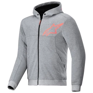 Alpinestars Chrome V2 Sport Hoodie (Large, Gray Heather/Fluo Red) - Bild 1 von 3