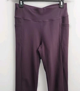 SKECHERS GOWALK High Rise Pockets Plum Purple LEGGINGS Gr. M Yoga Athleisure sehr guter Zustand - Bild 1 von 10