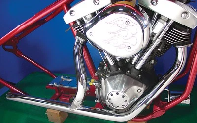 Kit de cabezal de escape cromado para patada o eléctrico para Harley Davidson Foto 1 de 2