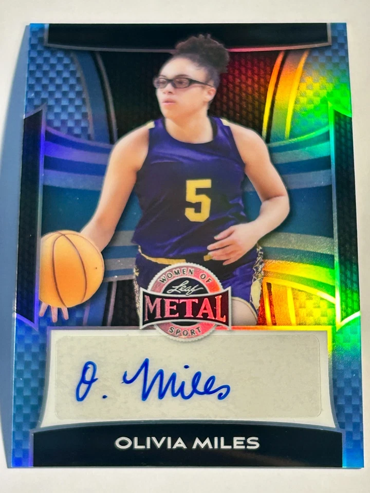 2025 Leaf 女式运动 OLIVIA MILES TCU 角青蛙亲笔签名 6/8 — 第 1/1 张图片