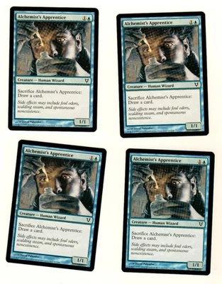 Set Of 4 Alchemist’s Apprentice Avacyn Restored 42/244 Magic the Gathering Card - Image 1 of 4