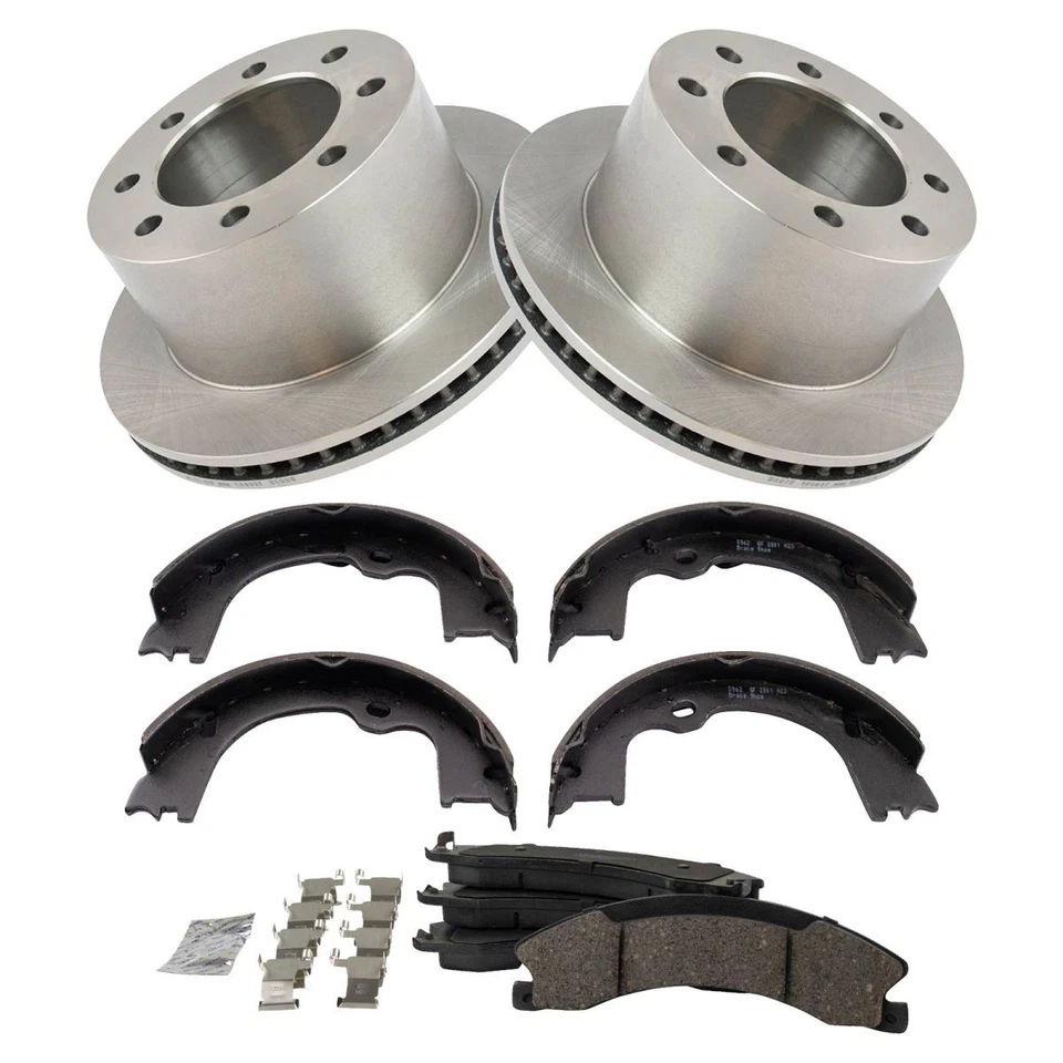 Kit de pastillas de freno y rotor de cerámica para Chevrolet Express 3500 GMC Savana 3500 2009 Foto 1 de 4