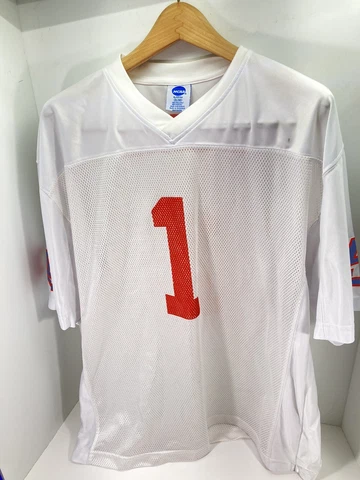 Auburn Tigers Jersey Mens Size XL Football #1 White Away Throwback KA Inc NCAA Cover