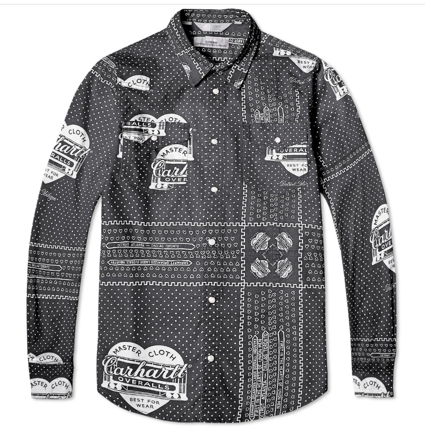 Edition Bandana Kansas Shirt Black 