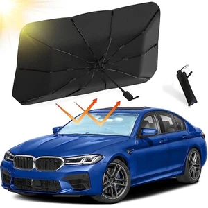 Parabrisas Para BMW Accesorio Coche SUV Parasol Plegable Protector Cubierta - Imagen 1 de 12