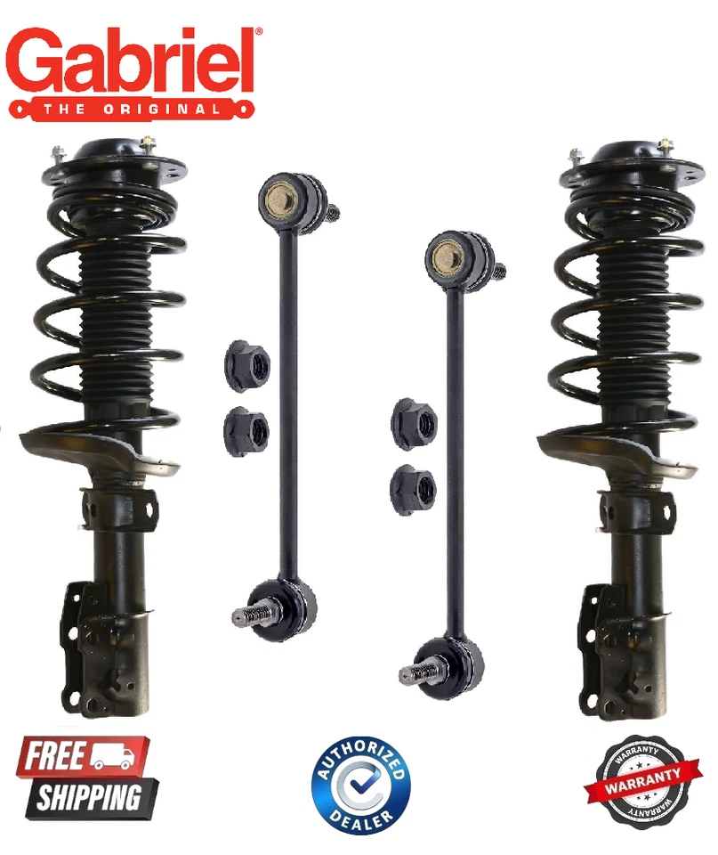 Suporte de suspensão dianteiro completo mola helicoidal e barra oscilante compatível com Chevy HHR Pontiac - Imagem 1 de 1