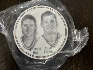 1997 Colorado Avalanche NHL Commemorative Burger King Hockey Puck - Roy - Picture 1 of 2