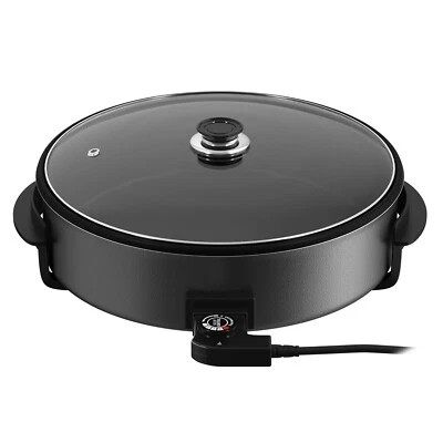 1500W Elektrische Pfanne 30/40cm Pizza- PartyPfanne Grillpfanne Multipfanne - Bild 1 von 4