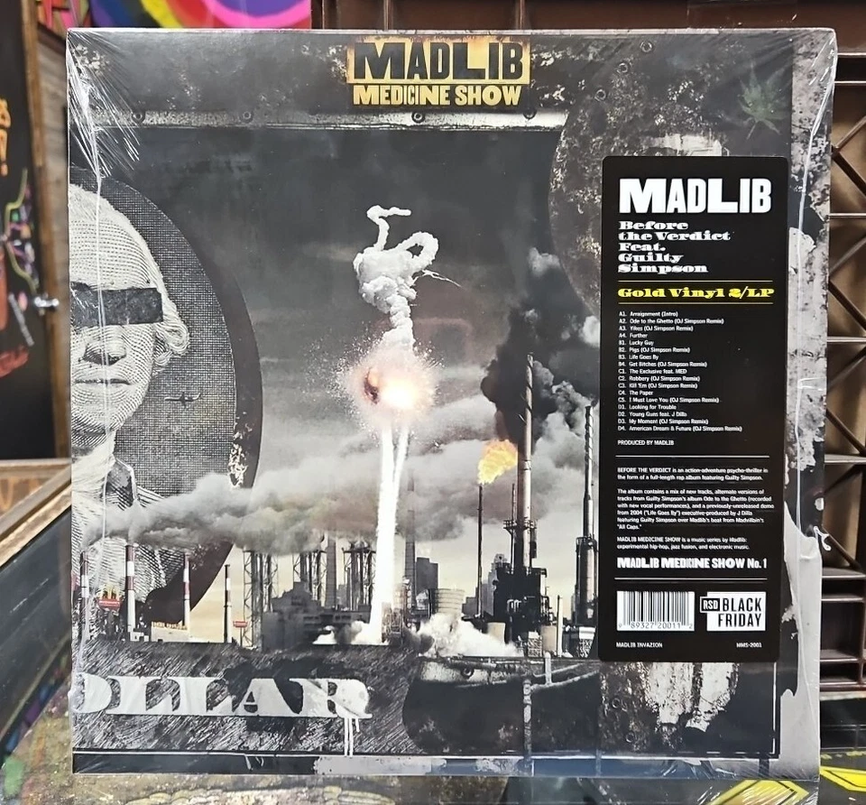 Madlib Medicine Show No 1  2Lp Gold Vinyl RSD BLACK FRIDAY - Image 1 of 1