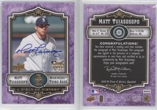 2009 Upper Deck A Piece of History Violet Matt Tuiasosopo #135 Rookie Auto RC