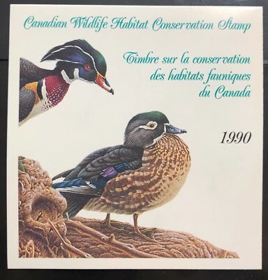 BroadviewStamps Canada #FWH6 Wildlife Habitat Conservation stamp.  MNH XF CV$25 - Image 1 of 3