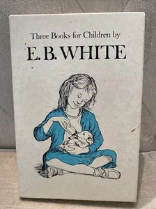 THREE BOOK SET E B WHITE 1970 BOX STUART LITTLE CHARLOTTES WEB TRUMPET OF SWAN - Bild 1 von 12