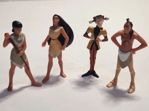 DISNEY POCAHONTAS FIGURINES SET NESTLE - FIGURES COLLECTIBLES MINIATURES Cover