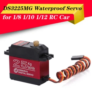 Servo 25KG Metal Gear Digital Servo for 1/8 1/10 1/12 Scale RC Car Crawler Buggy - Picture 1 of 10