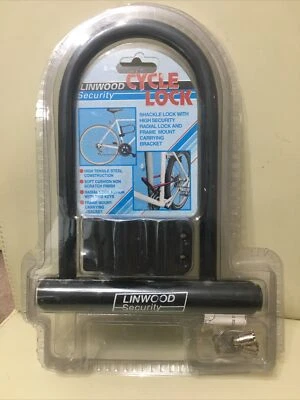 bike lock Linwood Security Cycle lock BL25 U Lock New High Tensile Steel - Image 1 of 4