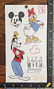 MICKEY MOUSE & FRIENDS EL PLANIFICADOR FELIZ, UNA HOJA HERMOSAS PEGATINAS #THP30 - Imagen 1 de 2