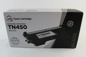 LD kompatible Tonerkassette Ersatz für Brother TN450 hohe Kapazität schwarz - Bild 1 von 4