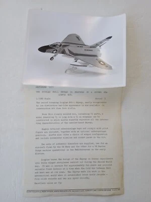 AIRFIX DOUGLAS F4D-1 SKYRAY Model PRESS Kit RELEASE & PHOTO ONLY! 1977 Series 3 - Image 1 of 4