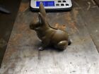 Vintage, Cast Iron, Metal, Sitting Rabbit, Coin Bank, Bunny, Hare, Free Shipping