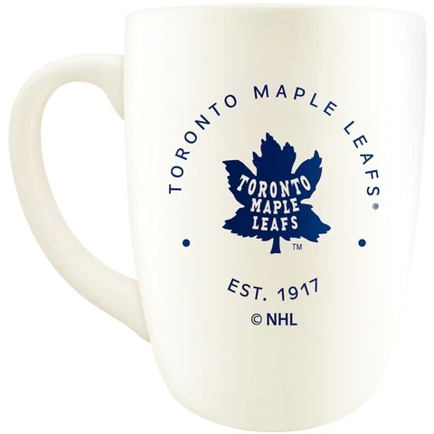 Toronto Maple Leafs The Sports Vault 14oz. Vintage Stamp Retro Diner Mug Hockey Cover