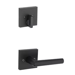 Kwikset 966MILSQT-514 Milan Square Interior Single Cylinder Handleset Trim Iron - Picture 1 of 4