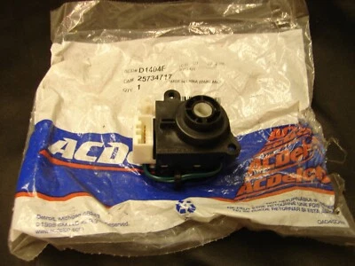 NEW ACDelco Ignition Starter Switch D1404F Chevrolet Buick Pontiac 2005-2009 - Image 1 of 2