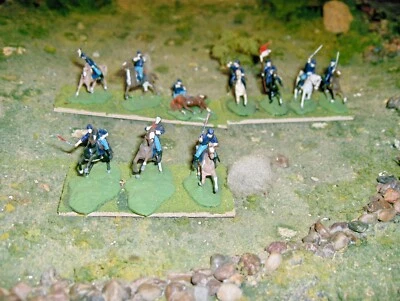 CABALLERÍA UNIÓN GUERRA CIVIL ESCALA 1/72 HO POR MPC/AIRFIX DE EE. UU. Foto 1 de 4