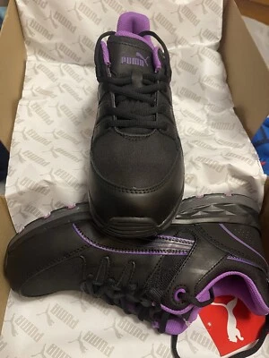 Puma Women's Purple/black Steel Toe Work Shoe - Image 1 of 4