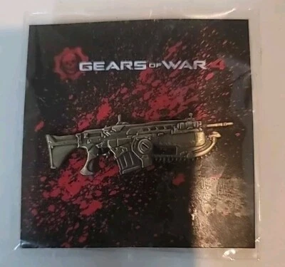 NUEVO Gears of War 4 Exclusivo Edición Coleccionista Lancer Pin Caja de Botín 2018 Foto 1 de 2