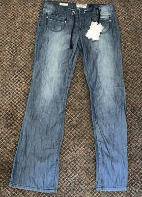 CALÇA AZUL FEMININA HOT KISS SKINNY LILY TAMANHO 11 NOVA COM ETIQUETAS (B36) - Imagem 1 de 4