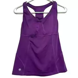 Athleta women’s Racerback tank with bra. Size 34 C - Picture 1 of 5