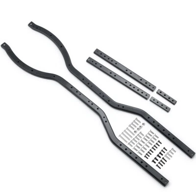 Steel Chassis Frame Rails 6X6 For Axial SCX10 1:10 RC Offroad Crawler Durable - Image 1 of 4