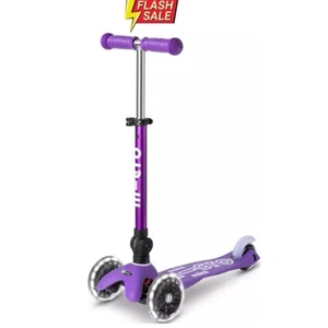 Micro Kickboard Mini Foldable LED Scooter Color: Purple - Picture 1 of 2
