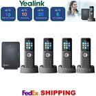 YEALINK W79P IP SIP DECT PHONE SYSTEM - 4 RUGGED IP67 CORDLESS HANDSETS