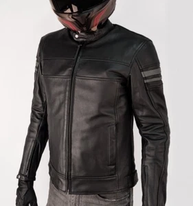 Giacca uomo pelle moto Oj Legend Man taglia L leather jacket - Picture 1 of 4