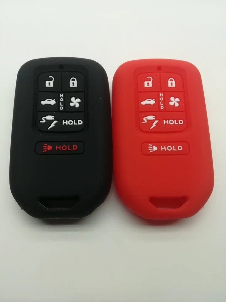2*Silicone Fob Remote key cover For 2017 2018 2019 2020 2021 2022 Honda Clarity - Image 1 of 4