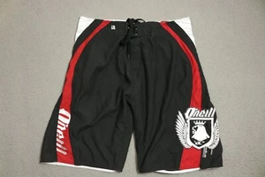 Vintage O'neill Board Shorts Mens 36 Black Beach Pool Surf - Picture 1 of 10